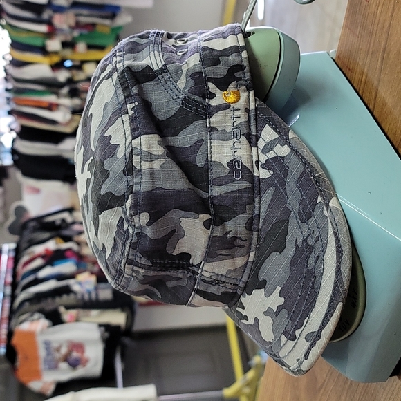 Carhartt Womens Blue Camo Military Cap 